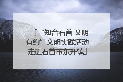 “知音石首 文明有约”文明实践活动走进石首市东升镇