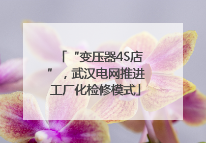 “变压器4S店”，武汉电网推进工厂化检修模式
