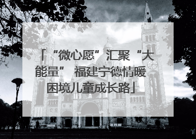 “微心愿”汇聚“大能量” 福建宁德情暖困境儿童成长路