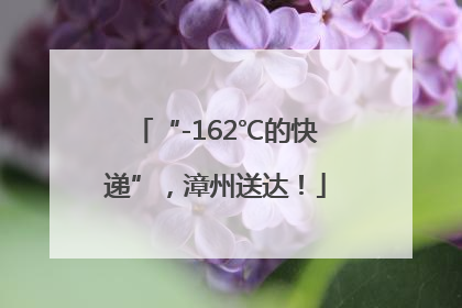 “-162℃的快递”，漳州送达！