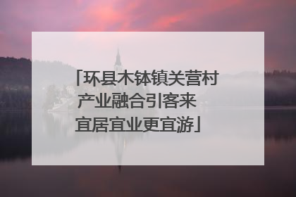 环县木钵镇关营村 产业融合引客来 宜居宜业更宜游