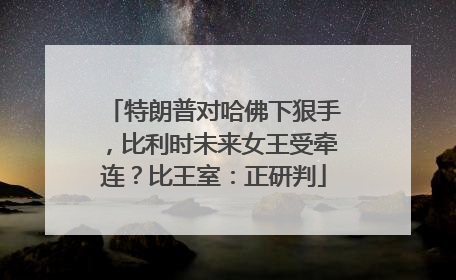 特朗普对哈佛下狠手，比利时未来女王受牵连？比王室：正研判