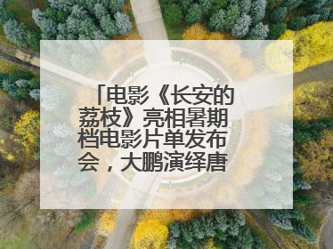 电影《长安的荔枝》亮相暑期档电影片单发布会，大鹏演绎唐朝小人物故事