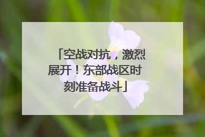 空战对抗，激烈展开！东部战区时刻准备战斗