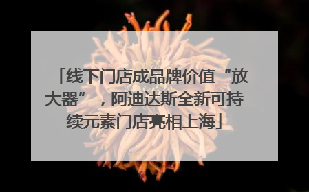 线下门店成品牌价值“放大器”，阿迪达斯全新可持续元素门店亮相上海