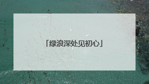 绿浪深处见初心