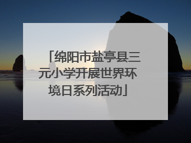 绵阳市盐亭县三元小学开展世界环境日系列活动