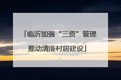 临沂加强“三资”管理 推动清廉村居建设