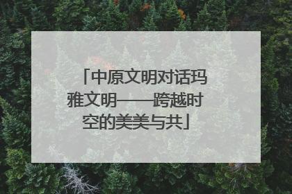 中原文明对话玛雅文明——跨越时空的美美与共
