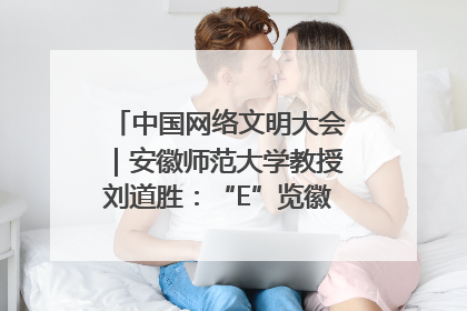中国网络文明大会｜安徽师范大学教授刘道胜：“E”览徽风，构筑中华民族共有精神家园
