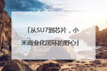 从SU7到芯片，小米商业化闭环的野心