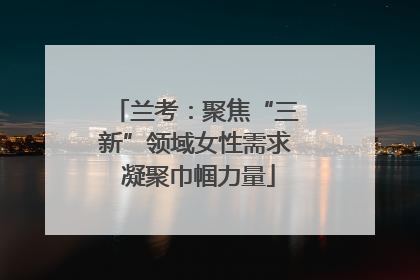 兰考：聚焦“三新”领域女性需求 凝聚巾帼力量