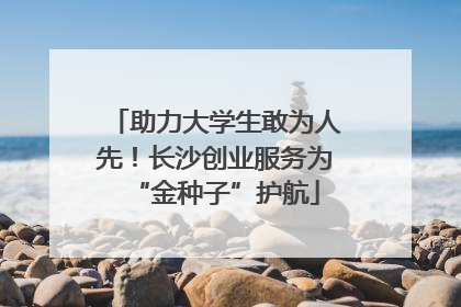 助力大学生敢为人先！长沙创业服务为“金种子”护航