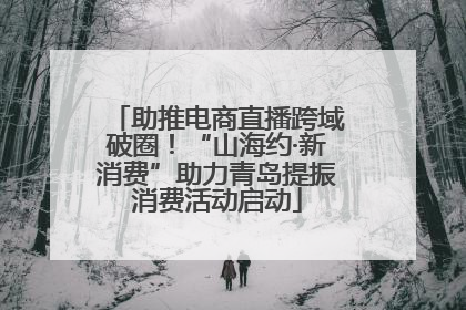助推电商直播跨域破圈！“山海约·新消费”助力青岛提振消费活动启动
