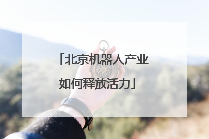 北京机器人产业如何释放活力
