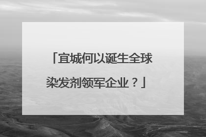 宜城何以诞生全球染发剂领军企业？