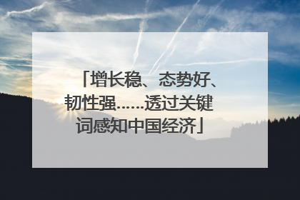 增长稳、态势好、韧性强……透过关键词感知中国经济