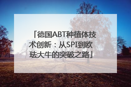 德国ABT种植体技术创新：从SPI到欧珐大牛的突破之路
