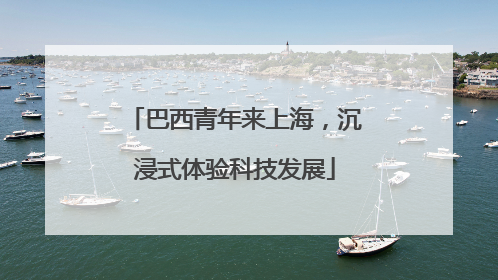 巴西青年来上海，沉浸式体验科技发展