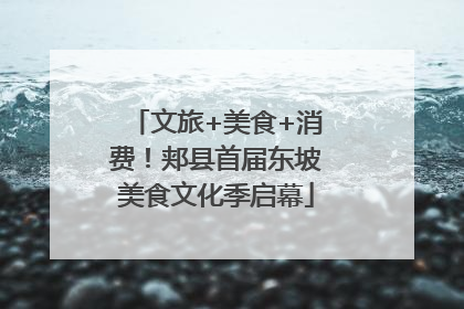文旅+美食+消费！郏县首届东坡美食文化季启幕