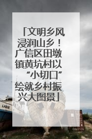 文明乡风浸润山乡！广信区田墩镇黄坑村以“小切口”绘就乡村振兴大图景