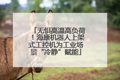 无惧高温高负荷！海康机器人上架式工控机为工业场景“冷静”赋能