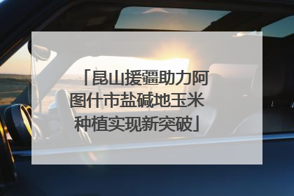 昆山援疆助力阿图什市盐碱地玉米种植实现新突破