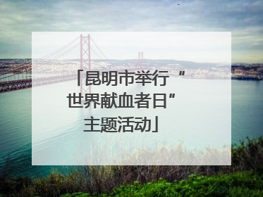 昆明市举行“世界献血者日”主题活动