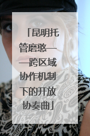 昆明托管磨憨——跨区域协作机制下的开放协奏曲