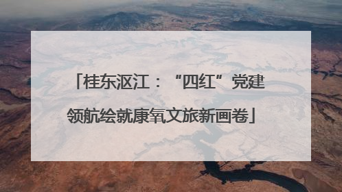 桂东沤江：“四红”党建领航绘就康氧文旅新画卷