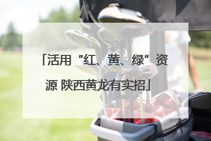 活用“红、黄、绿”资源 陕西黄龙有实招