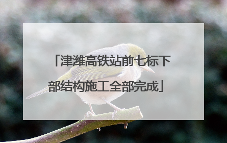 津潍高铁站前七标下部结构施工全部完成