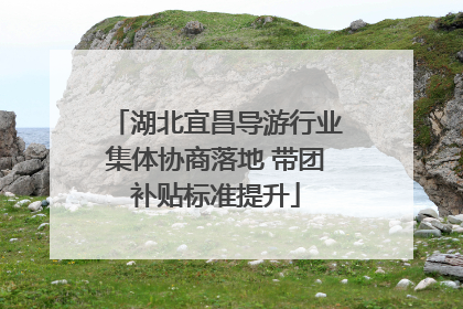 湖北宜昌导游行业集体协商落地 带团补贴标准提升