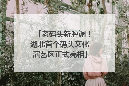老码头新腔调！湖北首个码头文化演艺区正式亮相