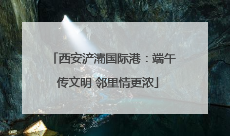 西安浐灞国际港：端午传文明 邻里情更浓