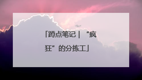 蹲点笔记｜“疯狂”的分拣工