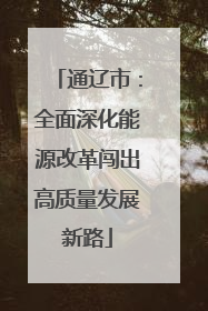 通辽市：全面深化能源改革闯出高质量发展新路