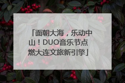 面朝大海，乐动中山！DUO音乐节点燃大连文旅新引擎