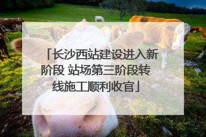 长沙西站建设进入新阶段 站场第三阶段转线施工顺利收官