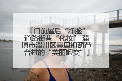 门前屋后“净脸” 道路街巷“化妆” 淄博市淄川区寨里镇葫芦台村的“美丽嬗变”