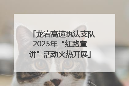 龙岩高速执法支队2025年“红路宣讲”活动火热开展