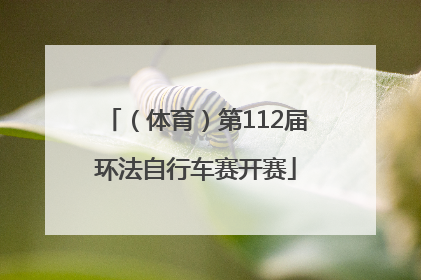 （体育）第112届环法自行车赛开赛