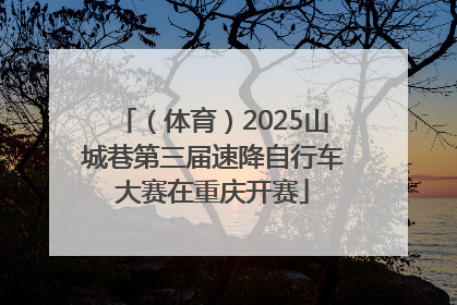 （体育）2025山城巷第三届速降自行车大赛在重庆开赛